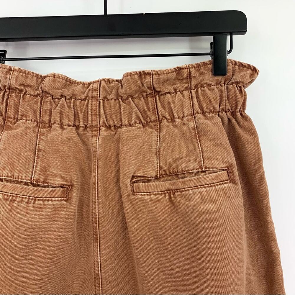FREE PEOPLE Margate Pleated Trouser Burnt Orange XS - Picture 11 of 11